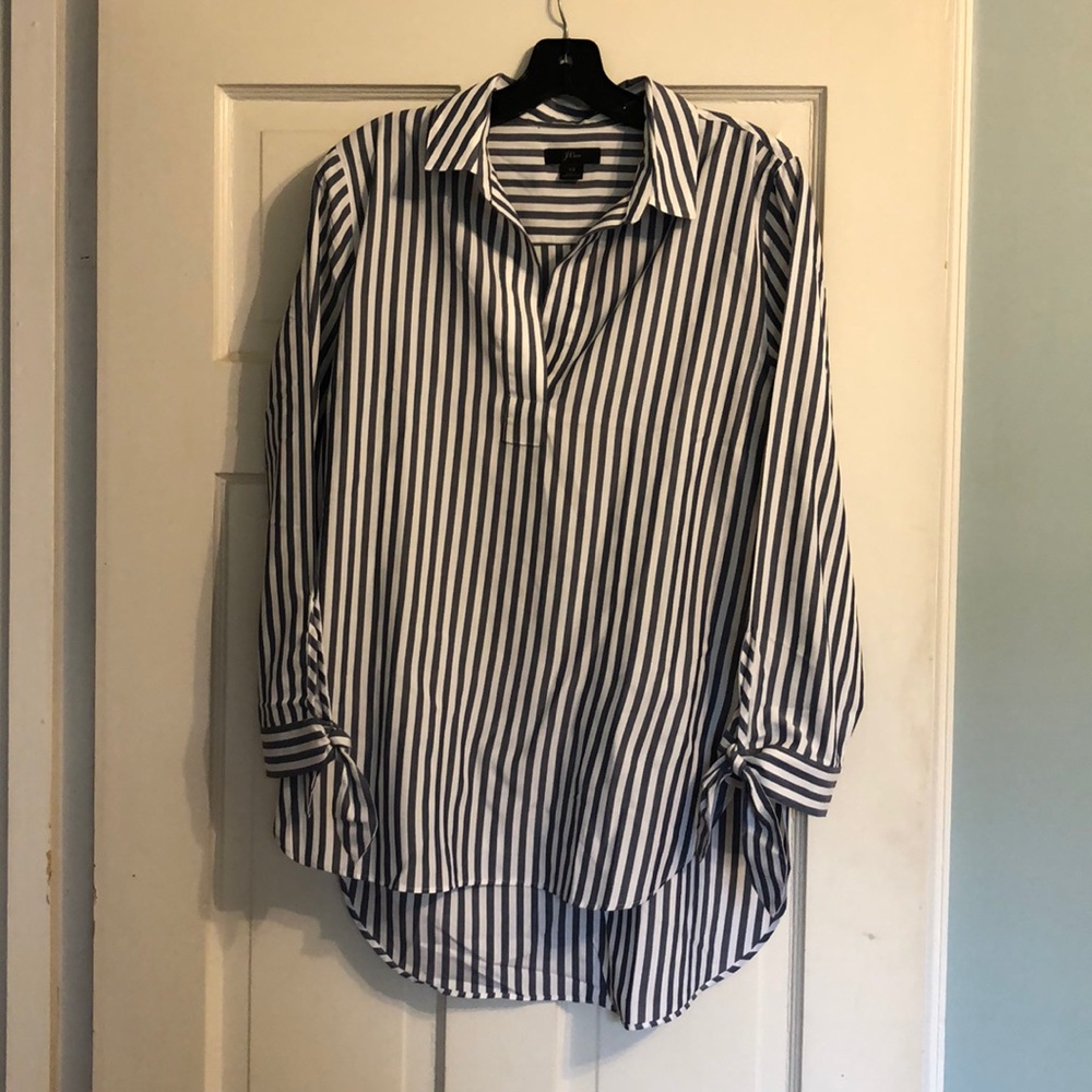 J. Crew Universal Standard striped tunic